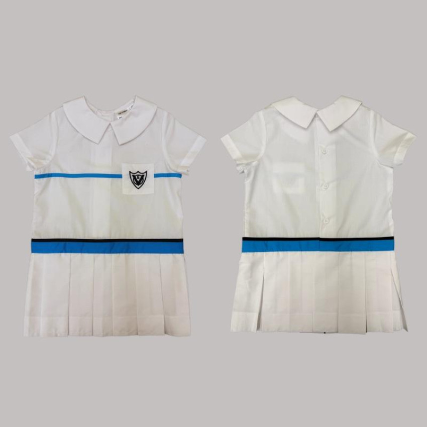 夏季校服 - 白色校裙 (女) (棉)